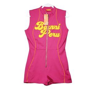 Pink Sleeveless Jumpsuit